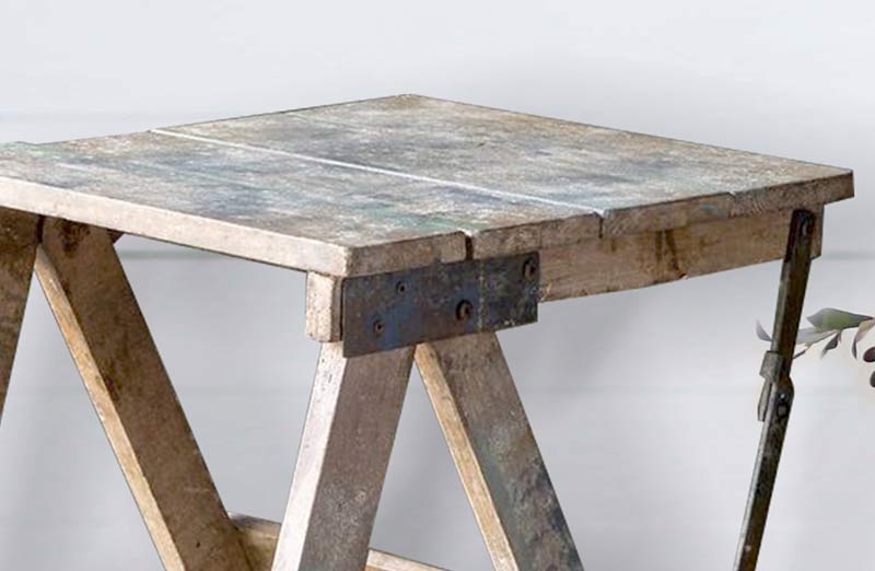 Wallpaper Hanger Wood End Table