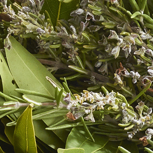 16" Culinary Bay Leaf Wreath With Rosemary