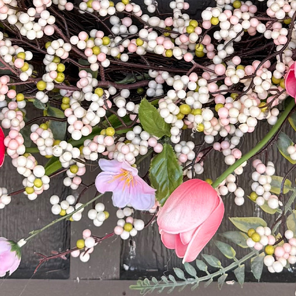 26 Inch Spring Blossom Wreath