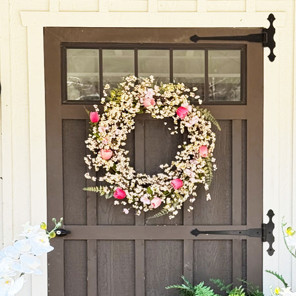 26 Inch Spring Blossom Wreath