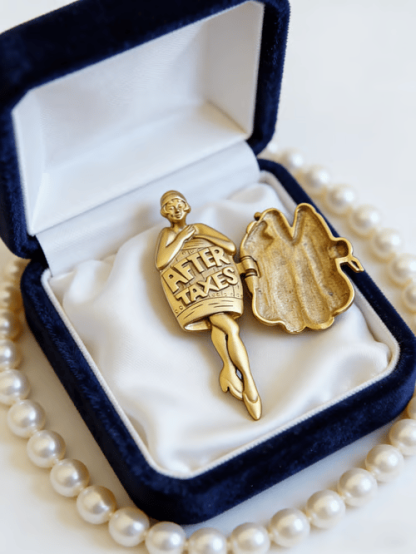 🔥Hot Sale SALE - 💃✨Vintage 1920s Flapper Girl Movable Figural Brooch