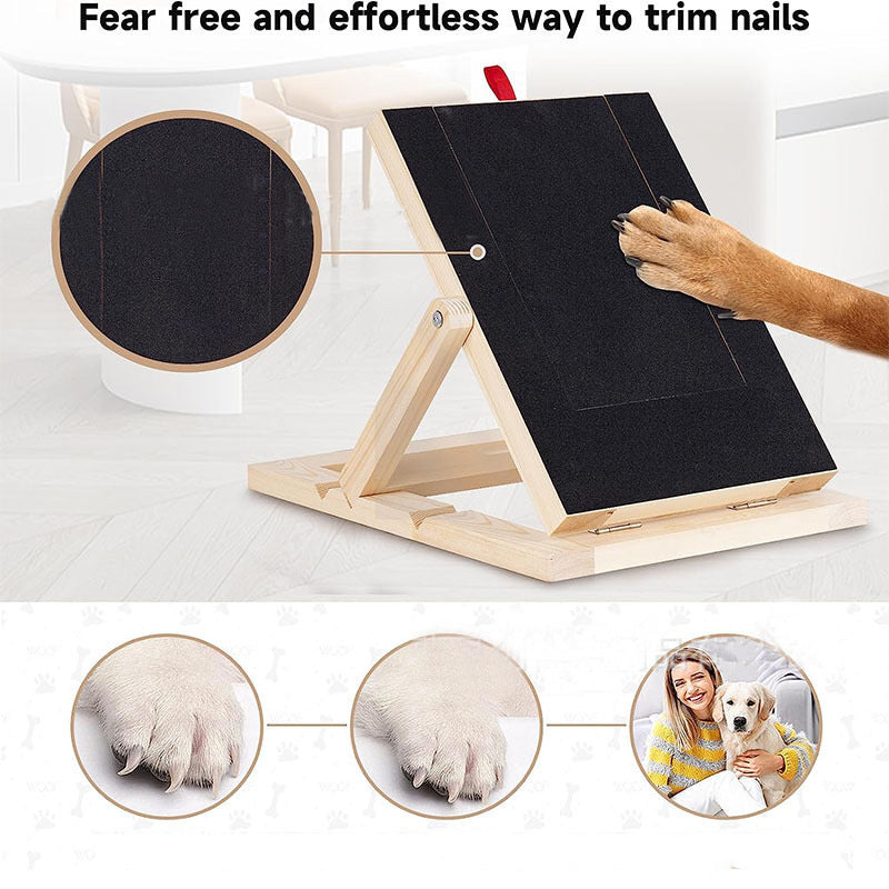 Wooden Dog Scratching Post