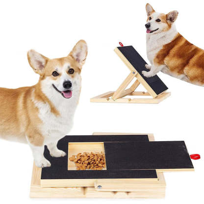 Wooden Dog Scratching Post