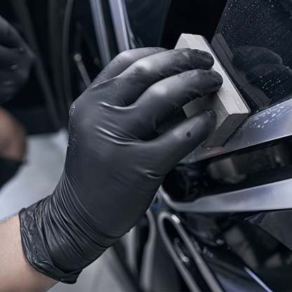 100/50PCS Black Nitrile Disposable Gloves