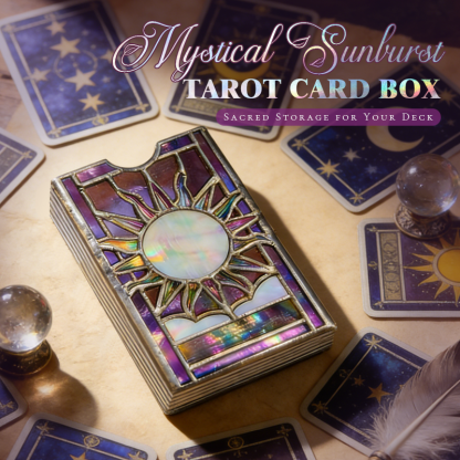 Mystical Sunburst Tarot Card Box