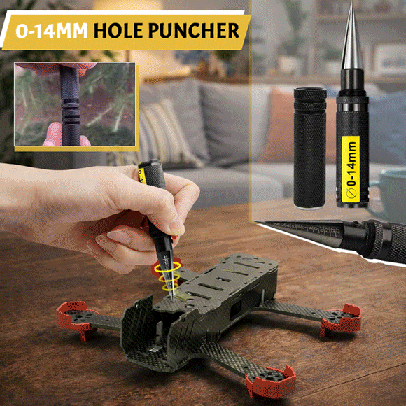 🛠️ 0-14mm Hole Puncher