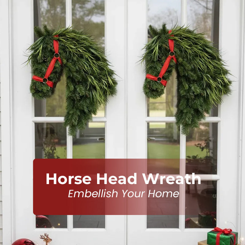 🐴Horse Head Door Wreath