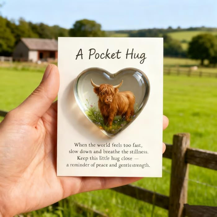 🐮 Pocket Hug Highland Cow Edition
