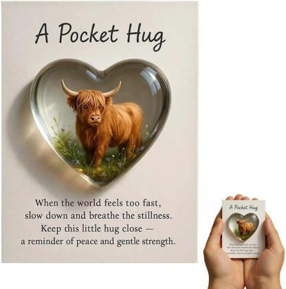 🐮 Pocket Hug Highland Cow Edition