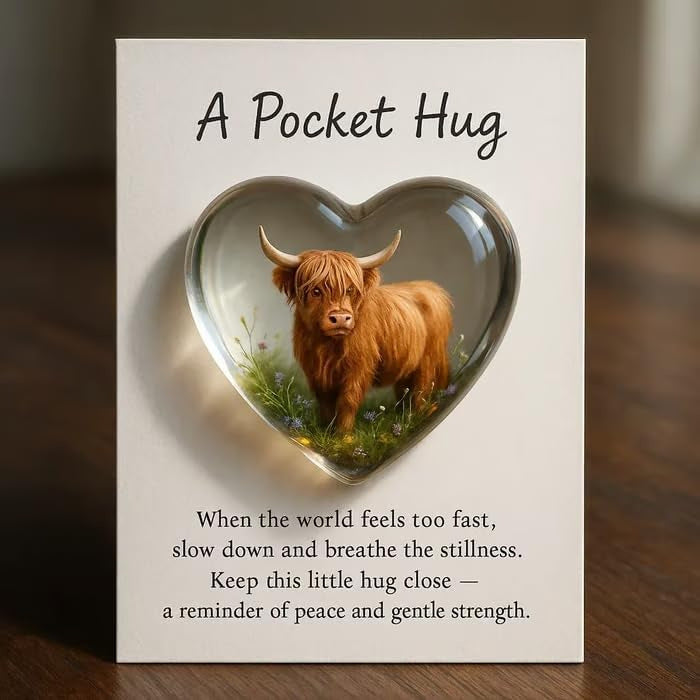 🐮 Pocket Hug Highland Cow Edition
