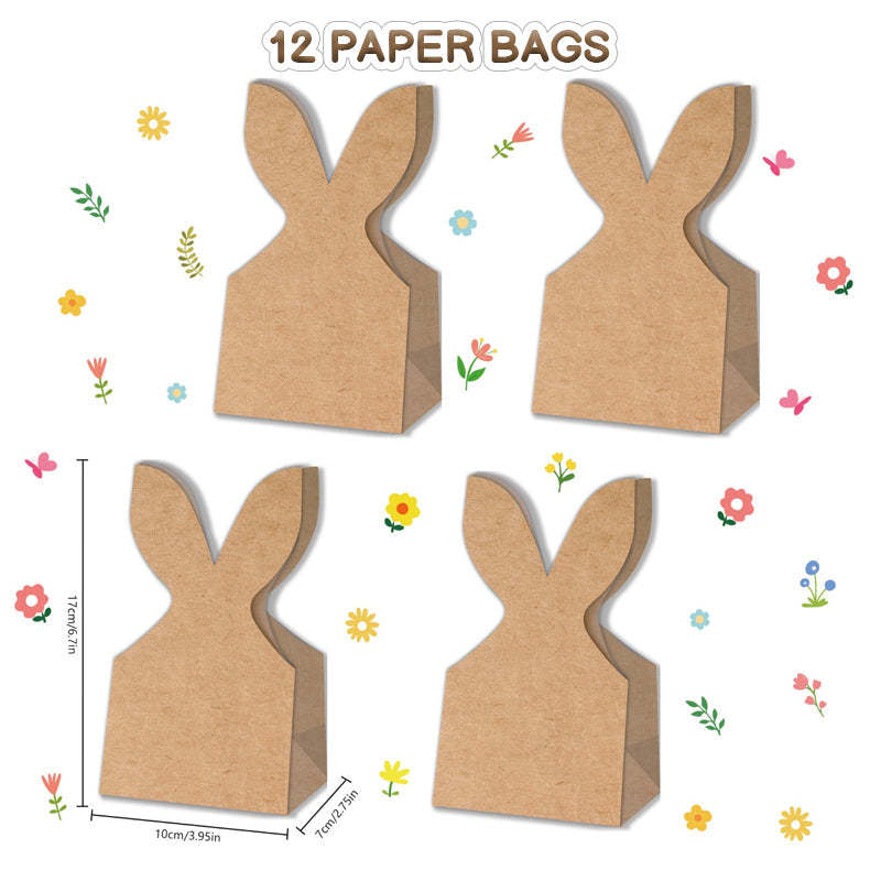 🐰 Easter Bunny Kraft Gift Bags