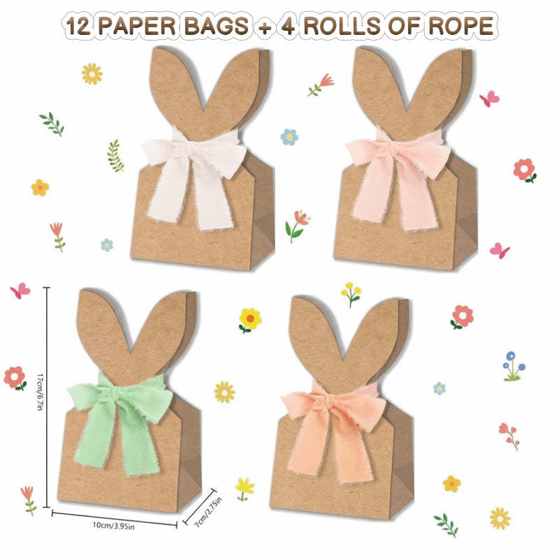 🐰 Easter Bunny Kraft Gift Bags