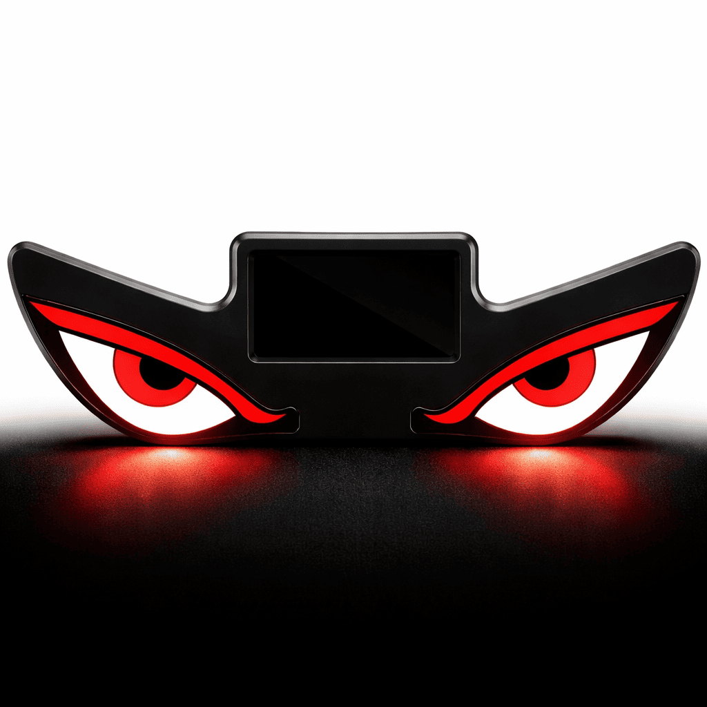 LED Demon Eye Car Light Sticker👹 — Give Your Ride a Fierce Nocturnal Identity