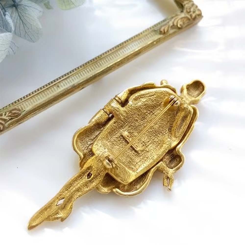 🔥Hot Sale SALE - 💃✨Vintage 1920s Flapper Girl Movable Figural Brooch