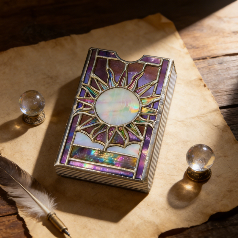 Mystical Sunburst Tarot Card Box