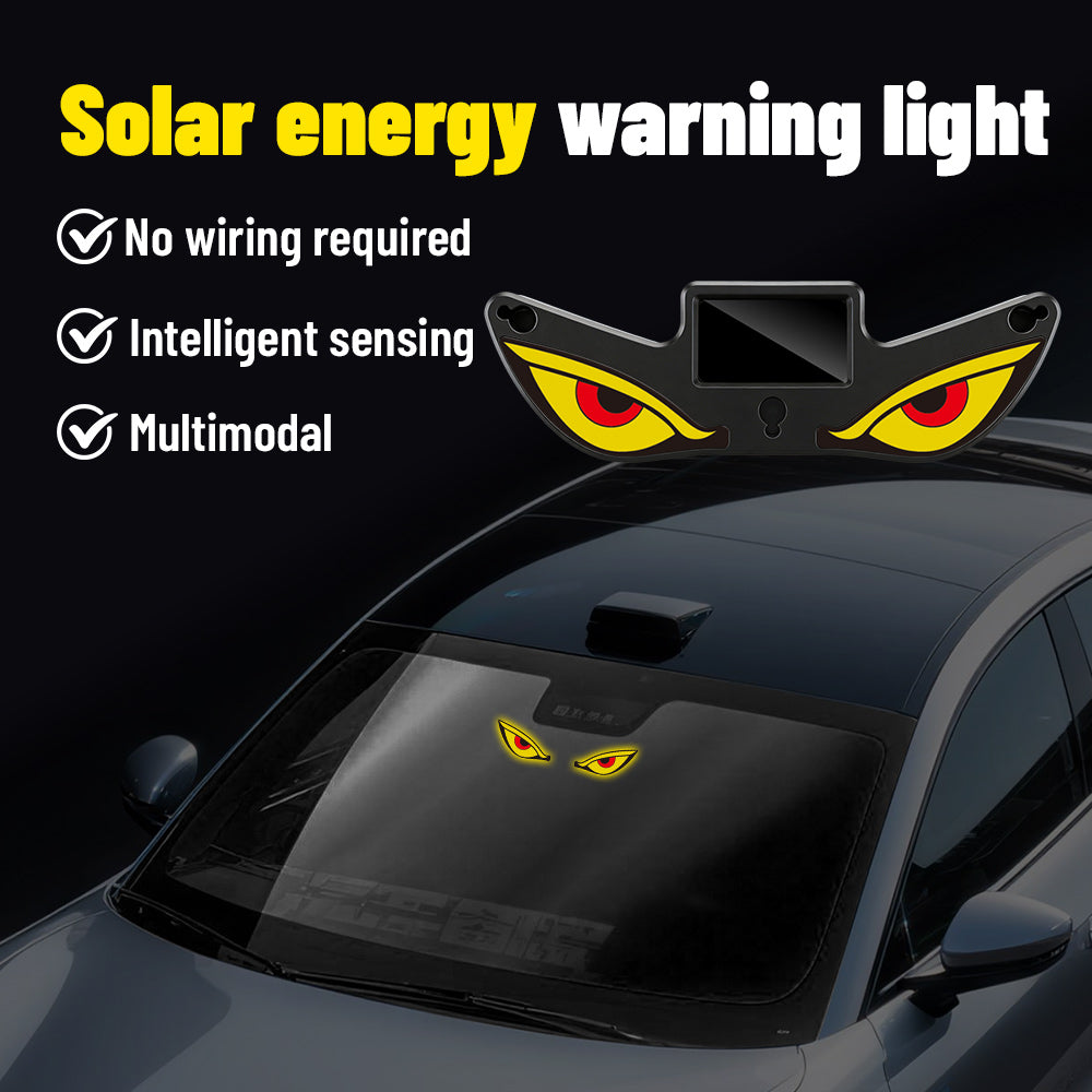 LED Demon Eye Car Light Sticker👹 — Give Your Ride a Fierce Nocturnal Identity