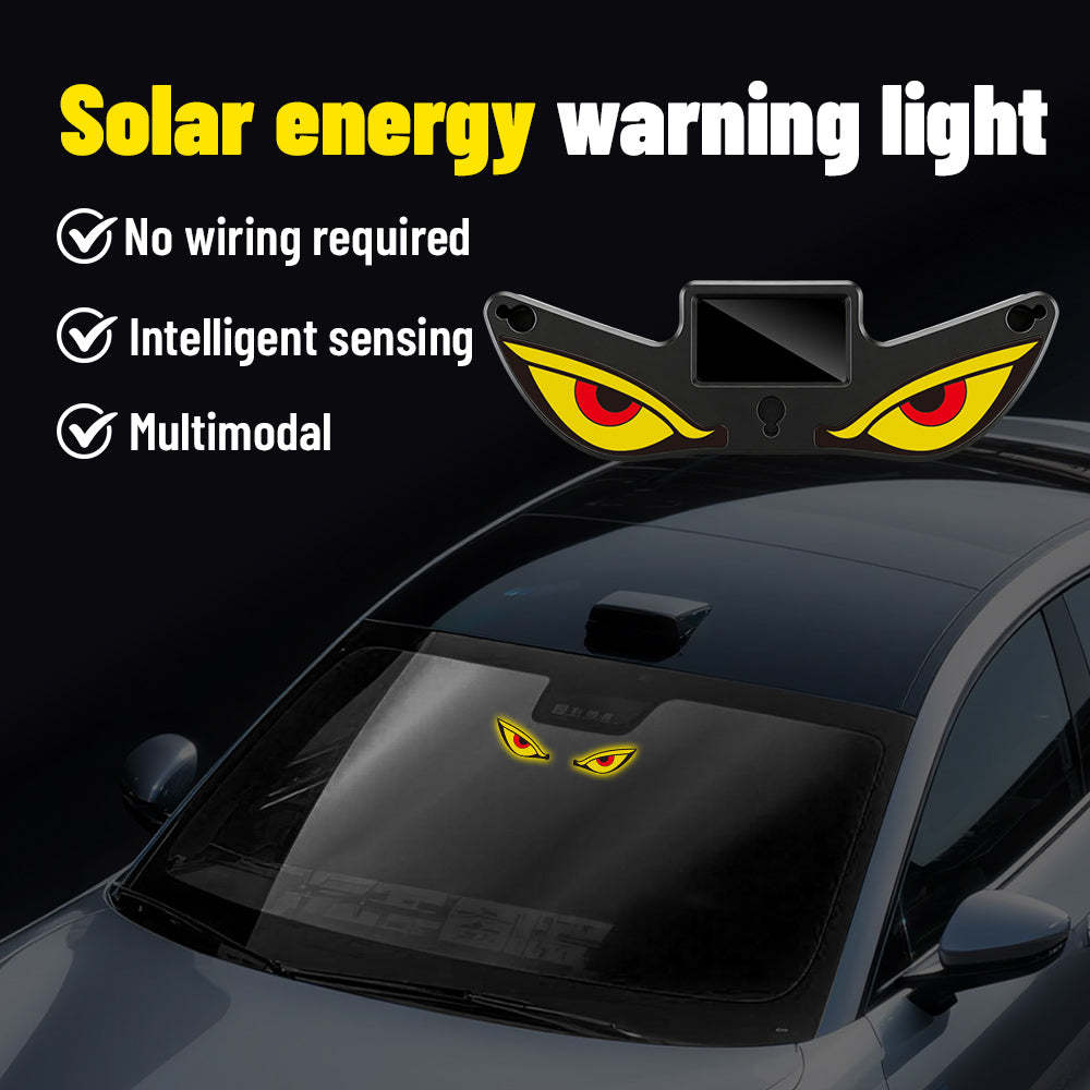 LED Demon Eye Car Light Sticker👹 — Give Your Ride a Fierce Nocturnal Identity