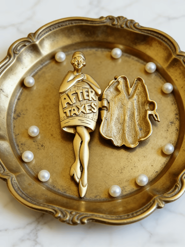 🔥Hot Sale SALE - 💃✨Vintage 1920s Flapper Girl Movable Figural Brooch