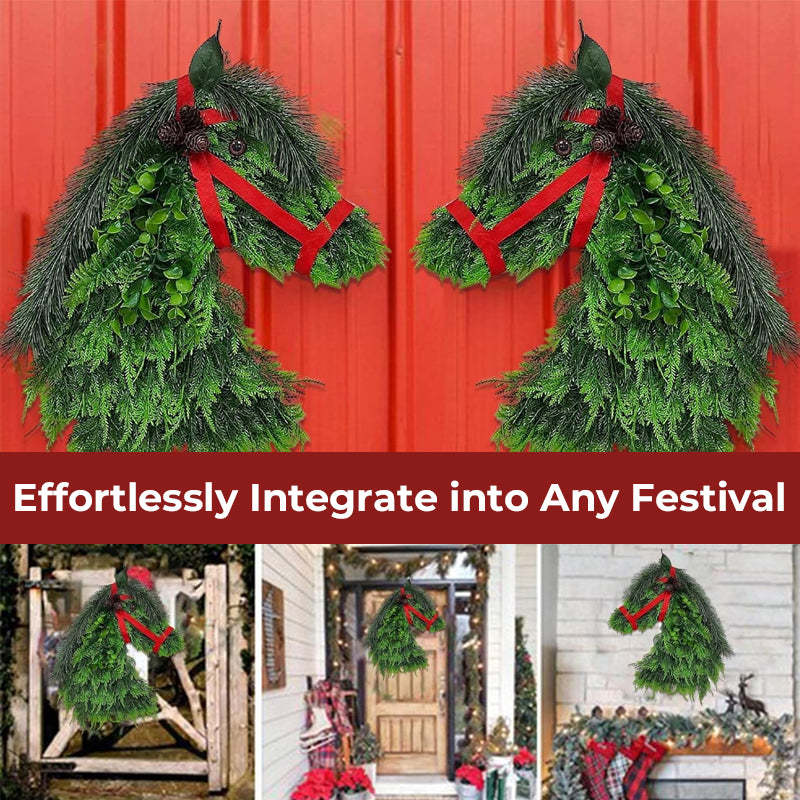 🐴Horse Head Door Wreath