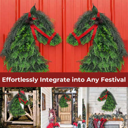 🐴Horse Head Door Wreath