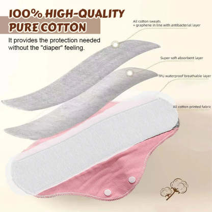 Pure Cotton Leak-Proof Panty Liners🛡️💜