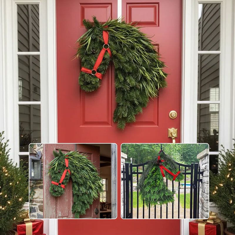🐴Horse Head Door Wreath