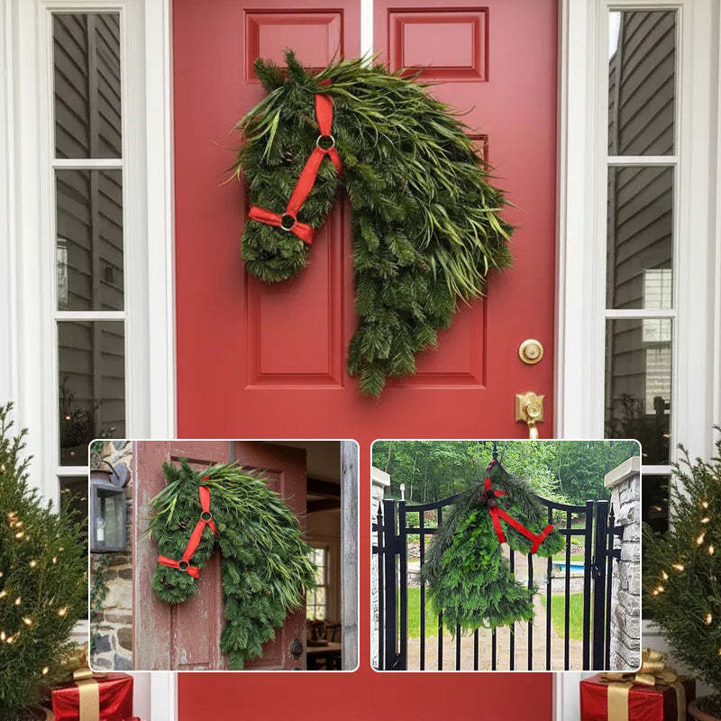 🐴Horse Head Door Wreath