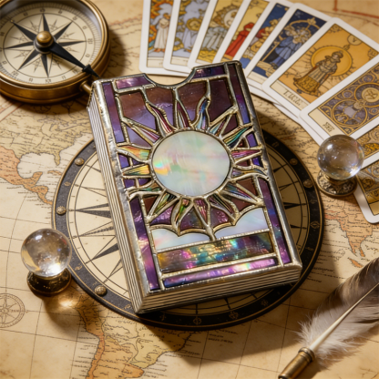 Mystical Sunburst Tarot Card Box