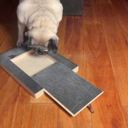 Wooden Dog Scratching Post