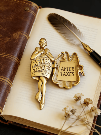 🔥Hot Sale SALE - 💃✨Vintage 1920s Flapper Girl Movable Figural Brooch