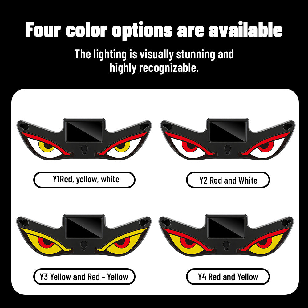 LED Demon Eye Car Light Sticker👹 — Give Your Ride a Fierce Nocturnal Identity
