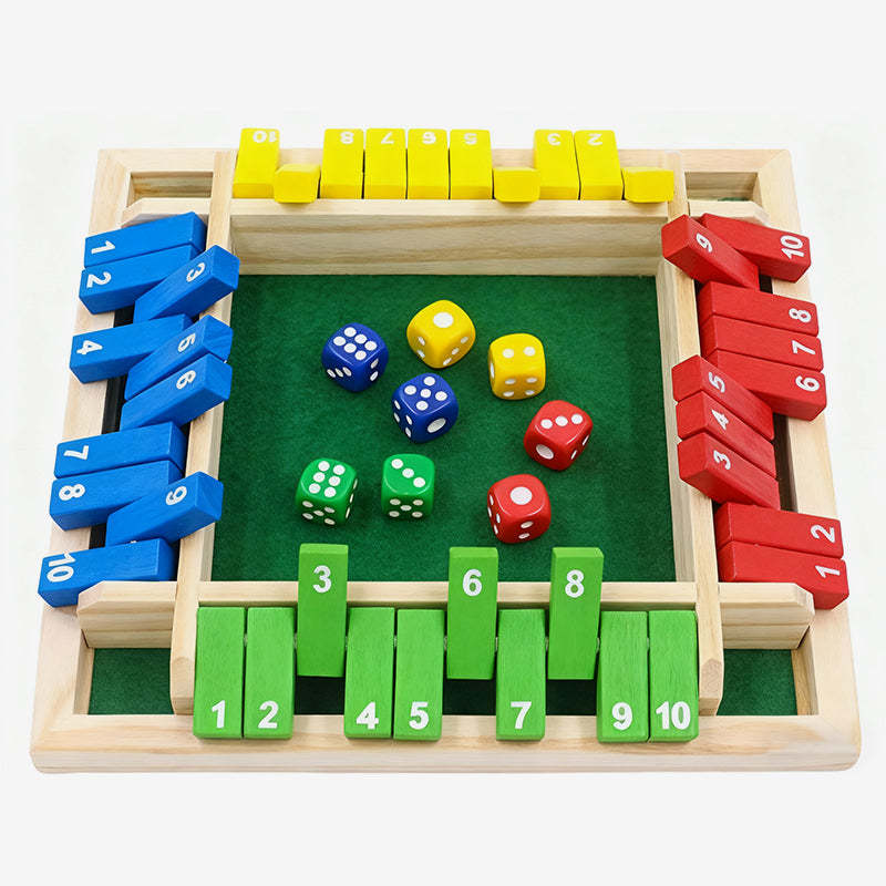 Four-sided Number Flipping Game