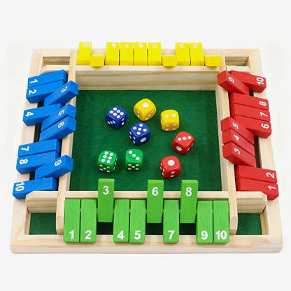 Four-sided Number Flipping Game