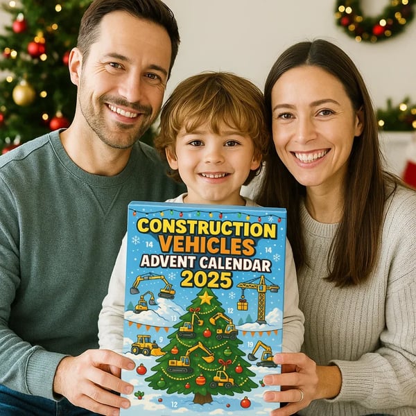 2025 Construction Vehicles Advent Calendar