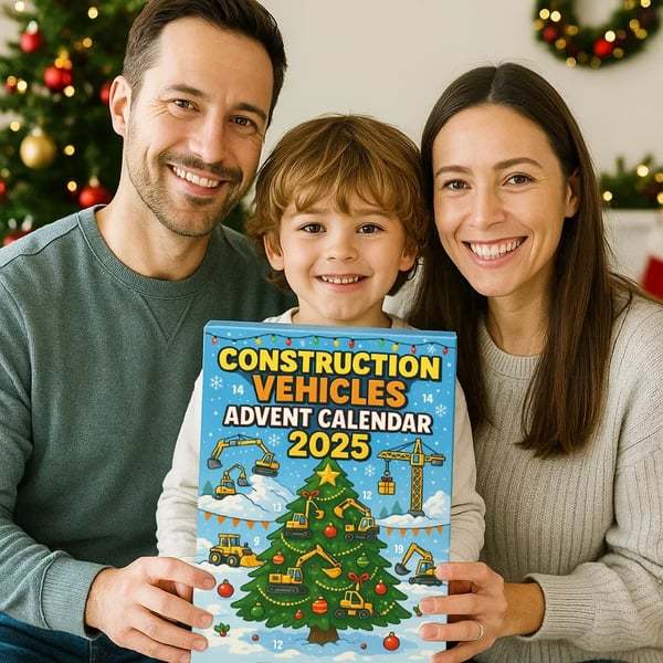 2025 Construction Vehicles Advent Calendar