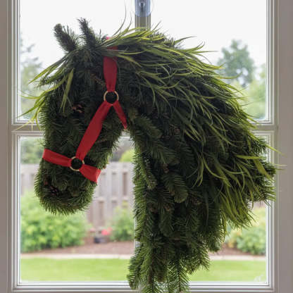 🐴Horse Head Door Wreath