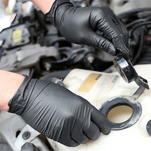 100/50PCS Black Nitrile Disposable Gloves