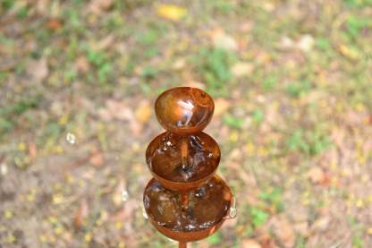 🌧️ Rain Catcher - Plant Support🐦 Metal Garden Ornament