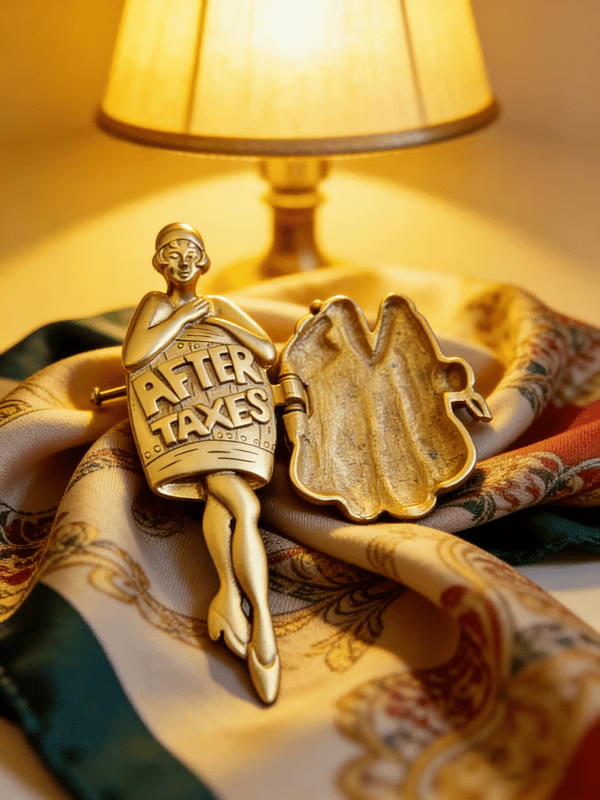 🔥Hot Sale SALE - 💃✨Vintage 1920s Flapper Girl Movable Figural Brooch