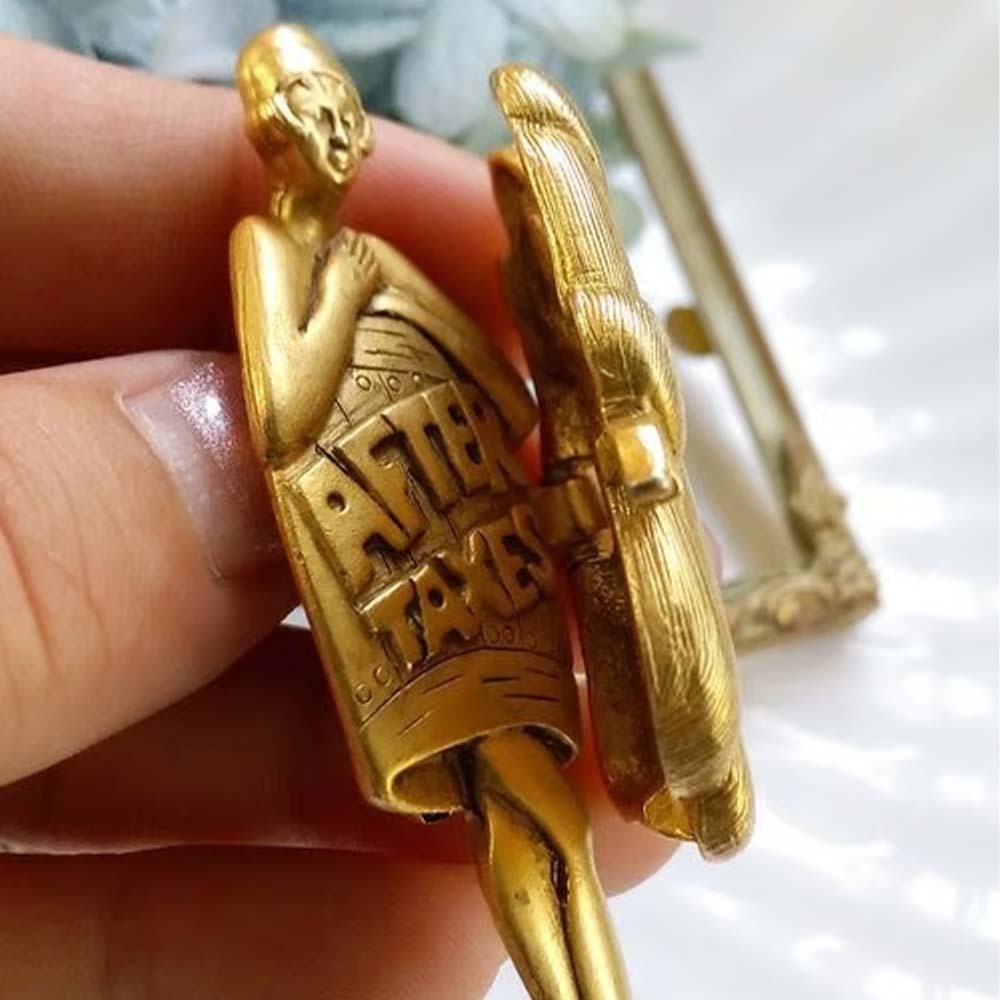 🔥Hot Sale SALE - 💃✨Vintage 1920s Flapper Girl Movable Figural Brooch