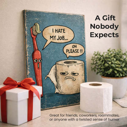 Please—metal Plate Decoration