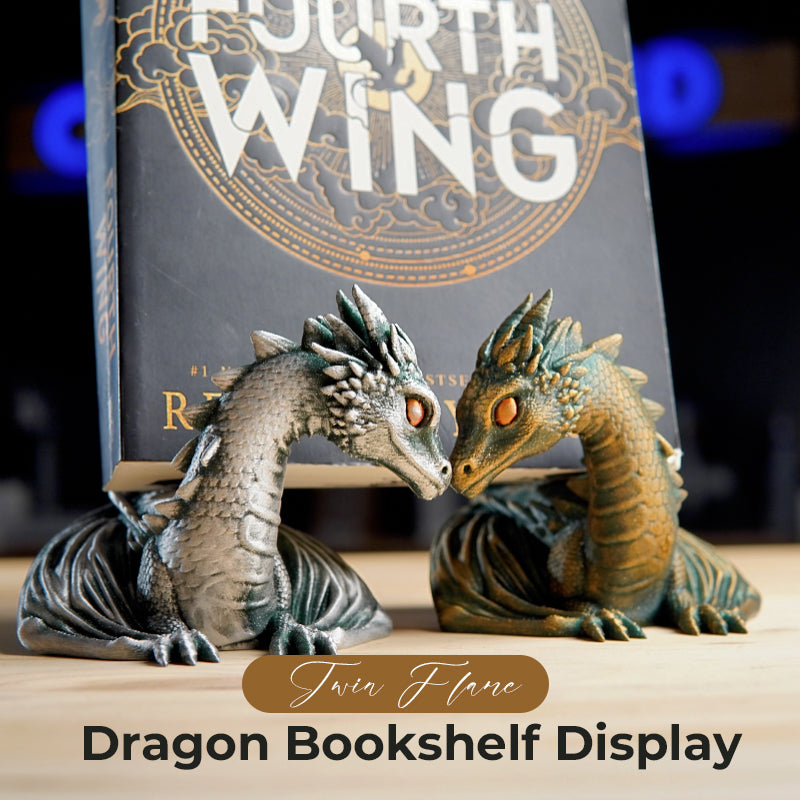 🐉✨Twin Flame Dragon Bookshelf