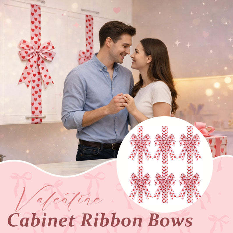 ❤️ Valentine Cabinet Ribbon Bows