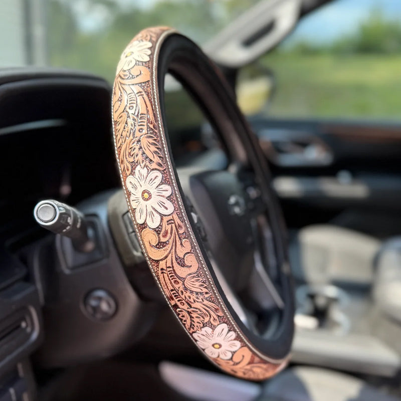 🤠 Western Cowboy Steering Wheel Cover