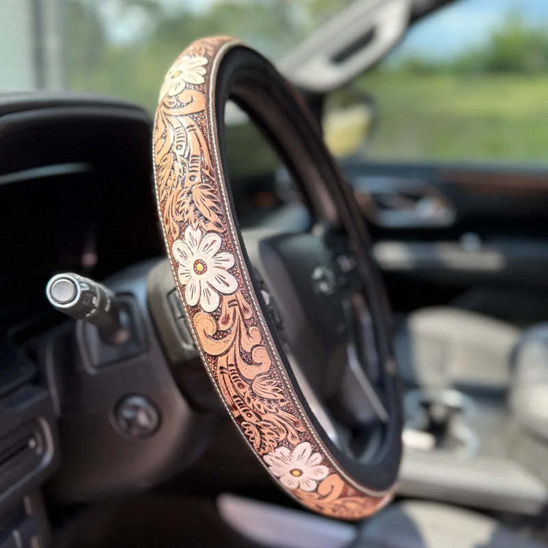 🤠 Western Cowboy Steering Wheel Cover