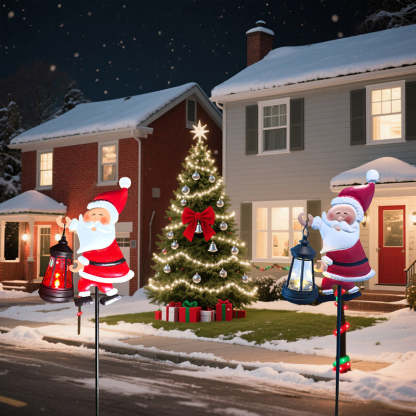 ⏰Solar Garden Light In The Shape Of Santa Claus🎅🎄