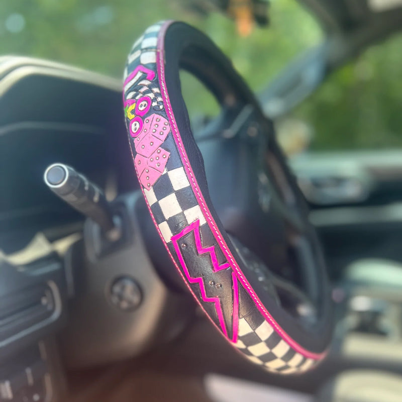 🤠 Western Cowboy Steering Wheel Cover