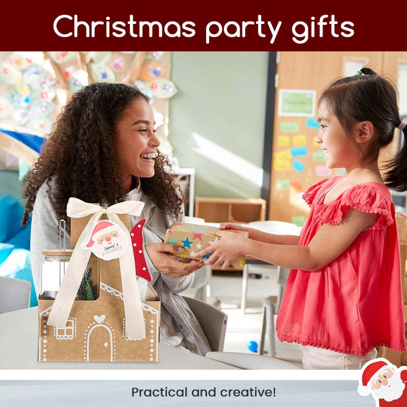 🎅 Gingerbread House Christmas Gift Box / Cup Holder 🍪✨