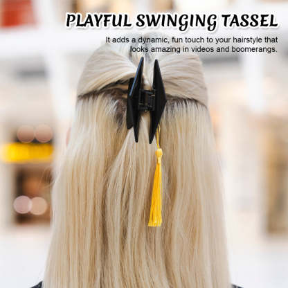 🎓Graduation Cap Hair Claw