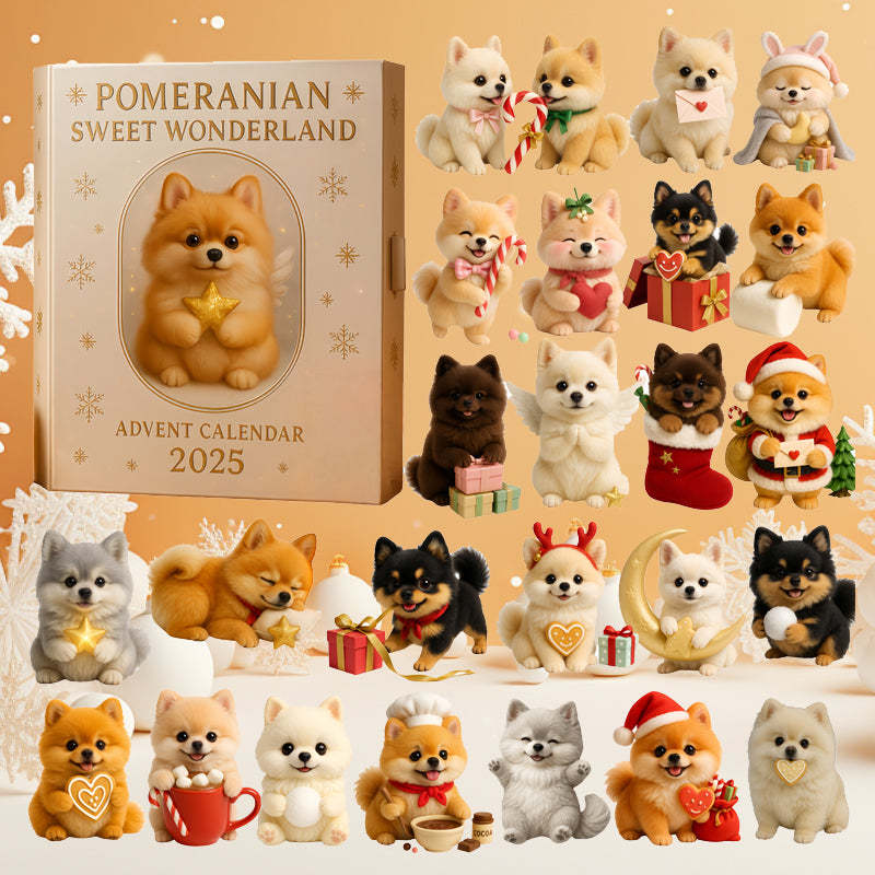 🐾✨ Pomeranian Sweet Wonderland Advent Calendar 2025